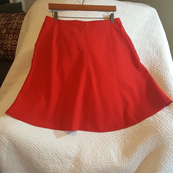 Red Loft A Line Skirt with Pockets - Picture 2 of 5